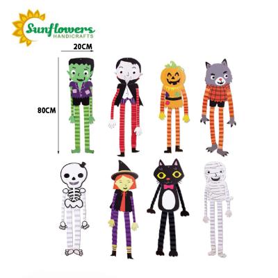 China New 80*20cm Celebration Craft Paper Halloween Decorations For Kids DIY Toys for sale