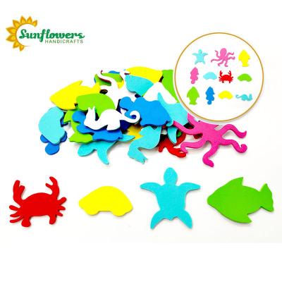 China Europe Fun Seaside EVA Foam Shapes For Kids DIY Craft Creative Decoration for sale