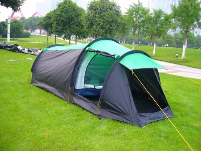 China cheap tunnel style camping tent for 3-4 person for sale