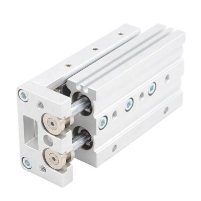 China Hotels Double PEG Pneumatic Rod Air Double Shaft MXS Series Pneumatic Cylinder With Magnet for sale