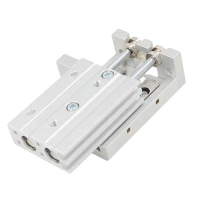 China Hotels MXS Series Air Pneumatic Cylinder SMC Standard Air Slide Double Table Rod Cylinder for sale