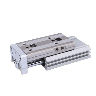 China Hotels SMC sliding table cylinder MXQ6 8 12 16 25L-10/20/30/40/50/75/100/AS/TBS HLQ pneumatic cylinder for sale