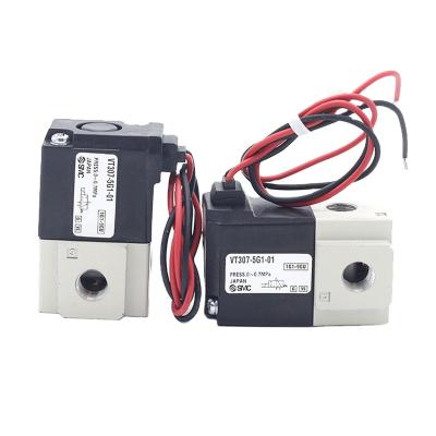 China SMC Solenoid Valve VT307-3G1Z/4D/4G1Z/5D1/5DZ1/5G1Z/5GS/6G1Z-01/02-F Electronic Way 3/2 1/4