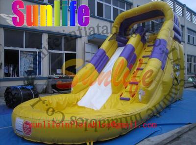 China inflatable water pool slide for sale