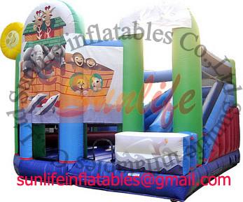 China inflatable 0.55mm pvc tarpaulin jumping castle BO143 for sale