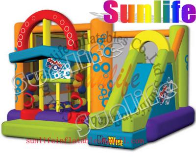 China hot sell inflatable jumper slide combo com064 for sale