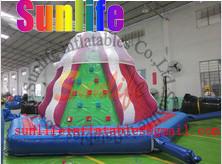 China inflatable climbing mountain,climbing wall for sale