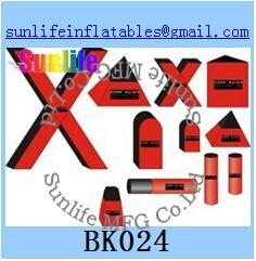 China inflatable 44pcs X paintball bunker Flexible combination for sale