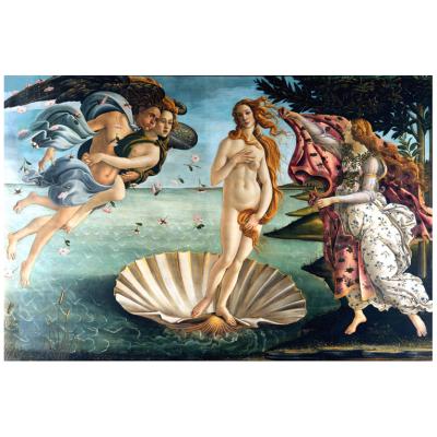 China Myriart Classic Canvas Art Prints Nude Painting Sandro Botticelli Birth Venus Vintage Poster Landscape Print Beauty Canvas for sale