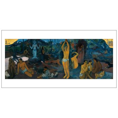 China Myriart Classic Figurative Canvas Prints Imagich Pastoral Life Questions Giant Classic Landscape Art Posters By Paul Gauguin for sale