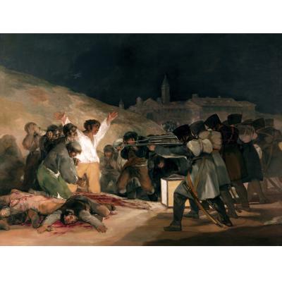 China Myriart classic fine art print execution of figurative art poster of the Defenders of Madrid, May 3, 1808, 1814 by Francisco de Goya for sale