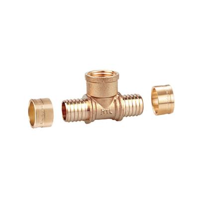 China fluids & HELERO Gases HT 200-1604 Plumbing Brass Fittings Names For PEX And ​​PERT Pipes for sale