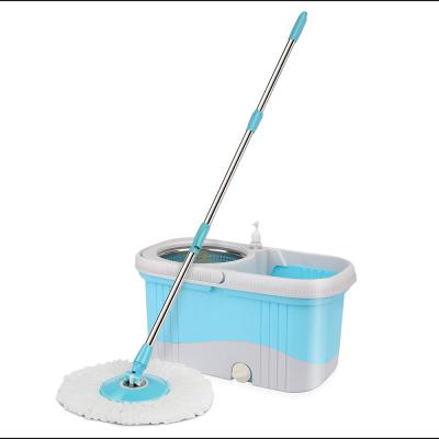 China New Sustainable Mop Self-washed Magic Microfiber Mop With Squeeze Bucket In Mop for sale