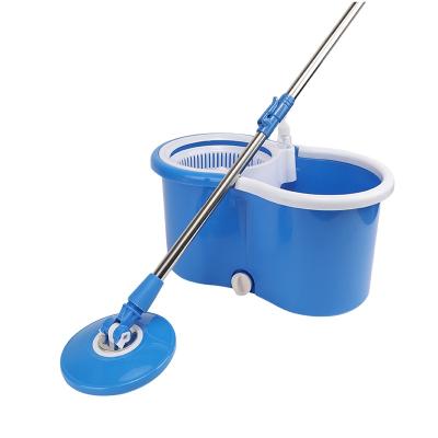 China Witorange Mop Bucket Stainless Steel Basket Microfiber Double Ended Life 360 ​​Rotating Magic Mop Durable Magic Double for sale