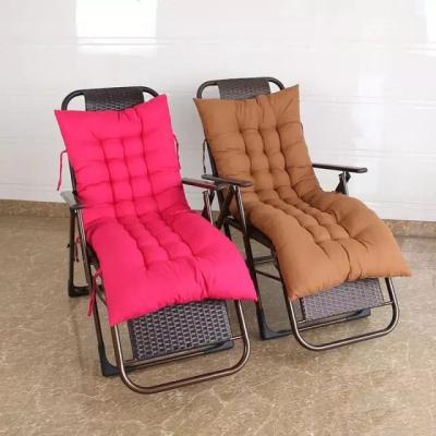 China Promotional Outdoor Steel Wicker Folding Garden Chair Cover Lounger With Cushion for sale