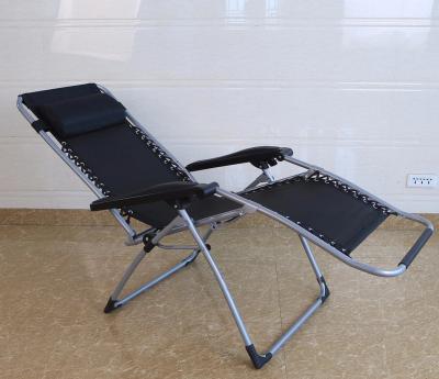 China Garden Chair Market Design Sling Cover With Plastic Arms Lounge Leisure Steel Folding Chair for sale