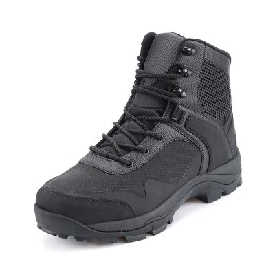 China Breathable military boots for africa moq plain military boots army tactical combat boots for sale