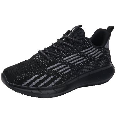 China 2021 new lightweight mesh mesh comfort knitting men's surface lightweight fly sports shoes light up breathable running shoes for sale