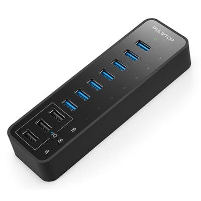 China Wholesale High Speed ​​Multiple PC+ABS Pulwtop USB Interface 3.0 USB 3.0 Hub for sale