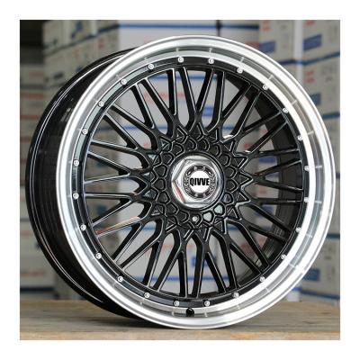 China Hot high quality Rs 15 fashion ALLOY white and black cheap wheels magnesium alloy round wheel 16 17 18 19 inch for car for sale