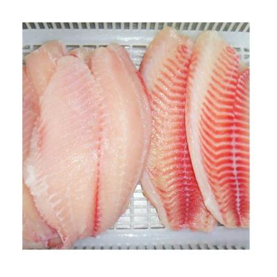 China NATURE Tilapia Fish Farming Tilapia Fillet Vacuum Packing Black Frozen Fish With Low Price for sale