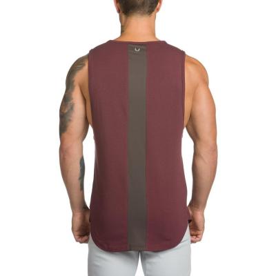 China Mesh Gym Fitness Bodybuilding Men Muscle Workout Viable Custom Tank Top for sale