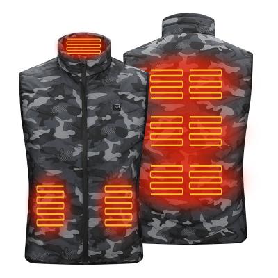 China New Fashion Men Women Anti-wrinkle Cotton Vest USB Outdoor Sport Smart Heating Wear Autumn Winter for sale