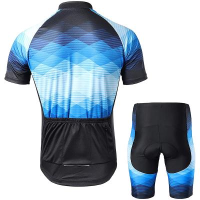 China Custom Team Premium 100% Quick Dry Men's Wear Recycling Set Sublimated Polyester Reflective Elastic Comfortable Fabric Printing Breathable Set for sale