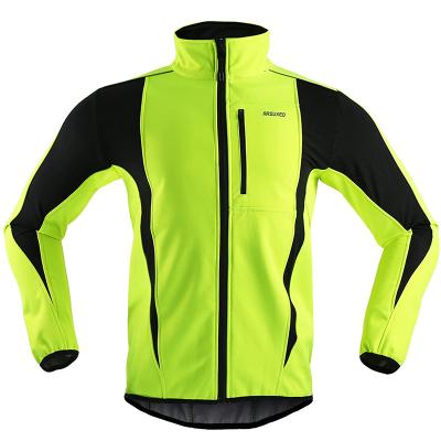 China Custom Made Fluorescent Green Safety Long Sleeve Tank Top Quick Dry Breathable Customized Cycling Cycling Reflective Clothing for sale