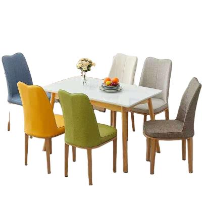 China (Other) Home Furniture Wooden Designs Hotel Restaurant Adjustable Table Chairs Bamboo Dining Table Set 4 Chairs Set for sale