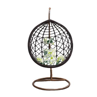 China 2022 Factory Wholesale High Quality Adjustable Rattan Patio Hanging Swing Chair (Height) In Indoor for sale