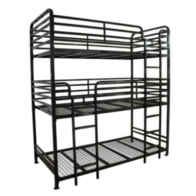 China Factory Wholesale Modern Bedroom Furniture Bunk Bed 3 Layers Bed Triple Metal Bed Frame for sale