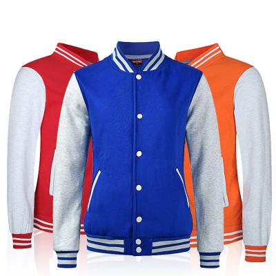 China New Winter QUICK DRY Men's Unisex Button Down Letterman Bomber Jackets Custom Baseball Varsity Jacket for sale