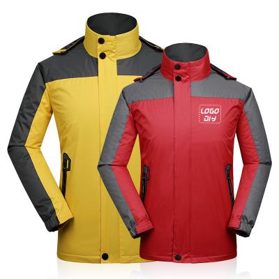 China Viable Newcomer Viable Men's Winter Logo Windproof Jacket Hooded Jacket Custom Made for sale