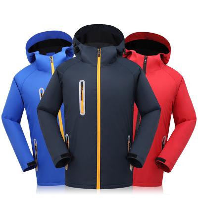 China Durable Factory Supply OEM Thick Windproof Keep Warm Mens Motorcycle Winter Jackets Sports Jackets Hooded Anorak for sale