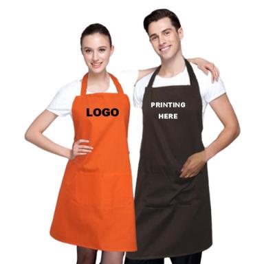 China Cheap Custom Disposable Plastic Apron PE Logo Kitchen Disposable Plastic Apron Anti-Clogging Waterproof Cleaning Apron Kitchen Cooking Apron for sale