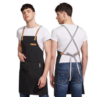 China Excellent Quality Low Price Eco-Friendly Cotton Eco-Friendly Apron Retro Aprons With Logo Custom In Cotton for sale