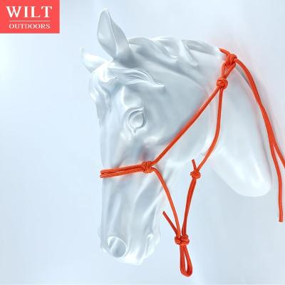 China Western Saddle Horse Halter Heat Transfer Printed Western Blue OEM Logo Style Brass Traditional Orange White Red Green Black Nylon Pink for sale