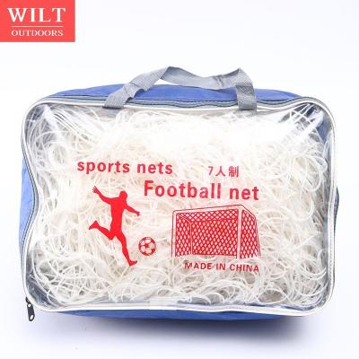 China Professional Soccer White Goal Practice Nylon Polyester Pe Soccer Net Target Net for sale