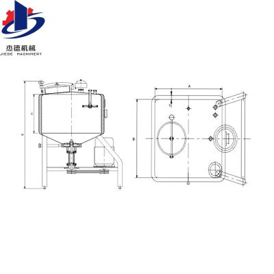 China Medicine Processing Fine High Performance Machines 500L Stainless Steel High Speed ​​Emulsification Tank for sale