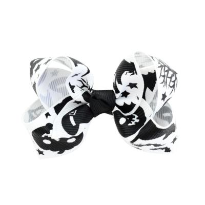 China Wholesale Baby Hair Clip Girls Hair Accessories 3.15 INCH Hair Clip Halloween Holiday Hairbow Princess Hair Accessories for sale