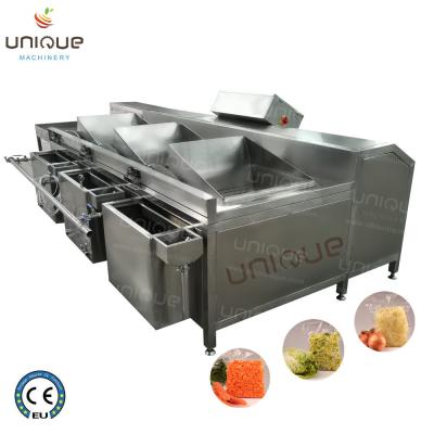 China Lavadora de batch de frutas y verduras de superficie de arena para lavadora de ensalada de estilo en venta