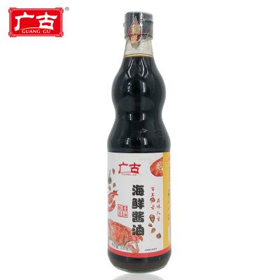 China 500ml*12 Brew Seafood Soy Sauce Seasoning For Hoisin Hot Pot GB-00910 for sale