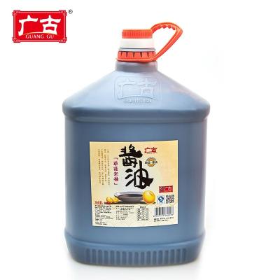 China Dark Sauce GG-00965 Natural Brewed Mushroom Soy Sauce 10.2L*2 Guanggu HACCP for sale