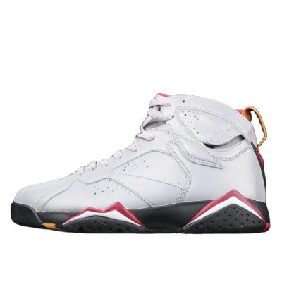 China Custom fashion/comfotable/durble fashion brand shoes genuine leather brand AJ Air 7 retro sports shoes OG Chicago basketball shoes for men for sale