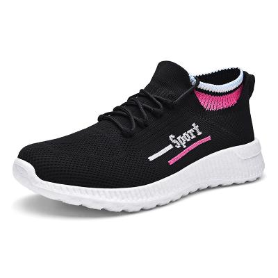 China Fashion Trend New Arrival Breathable Men Fly Knitted Sport Running Casual Sneakers Shoes for sale