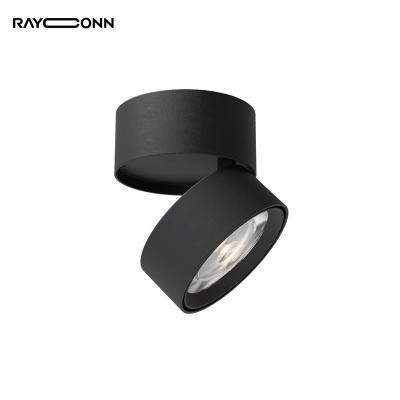 China Factory 28W 220V 27000K/3000K/4000K Cri90 EUROPE Cylinder Spotlight Adjustable Surface Mounted Led Down Light for sale