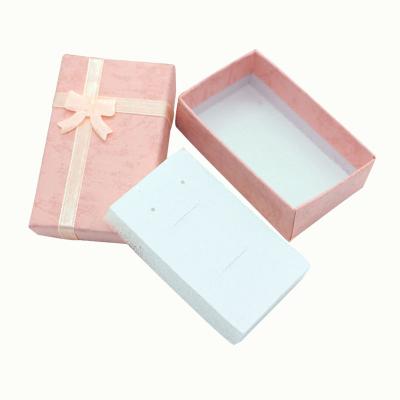 China Biodegradable Paper Box High Quality Custom Jewelry Necklaces Packaging Gift Box With Logo for sale