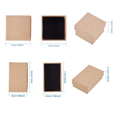 China Wholesale Recycled Materials Factory Kraft Paper Box Packaging Gift Jewelry Boxes for sale