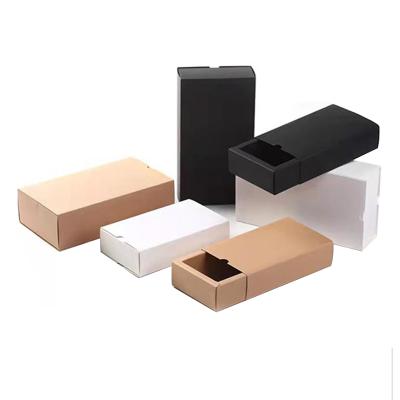 China Recycled Materials Box Drawer Packaging Custom Box Corrugated Packaging Wholesale Jewelry Crafts Packaging Supply for sale